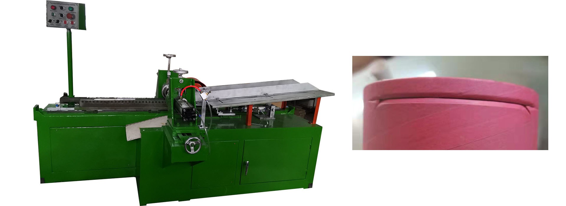 POY Tube grooving & notching machine