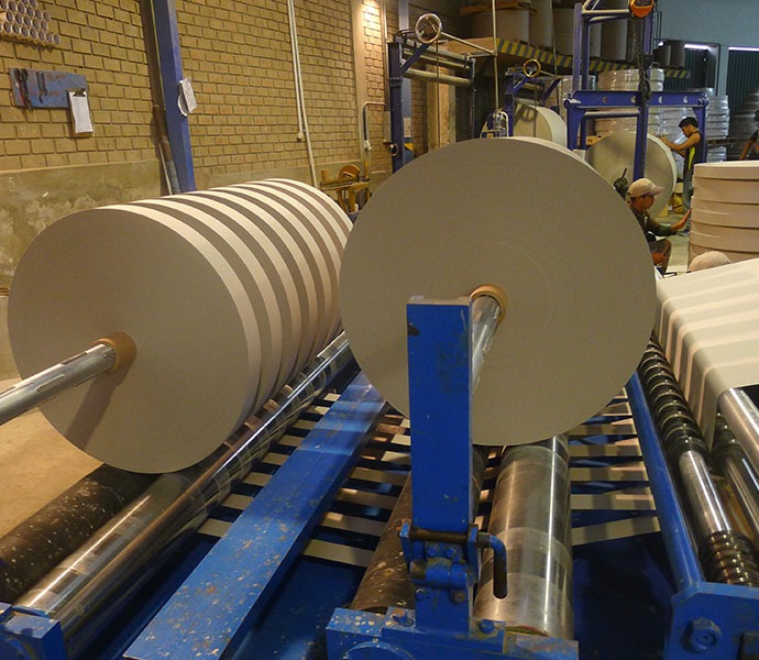 Jumbo Roll slitting and rewinding machine